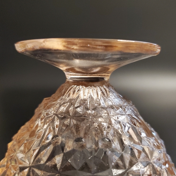 1940s "Holiday Pink" 2 3/4" Tall Champagne Sherbet Compote by Jeannette - Picture 10 of 16